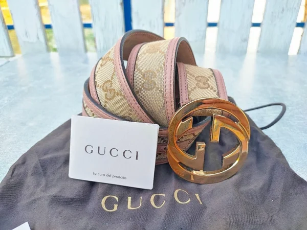 Gucci GG Supreme Canvas Belt 85cm